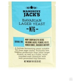 Дрожжи Mangrove Jacks Bavarian Lager M76, 10 гр