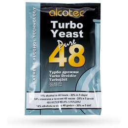 Дрожжи спиртовые Alcotec "Turbo Pure 48", 135 гр
