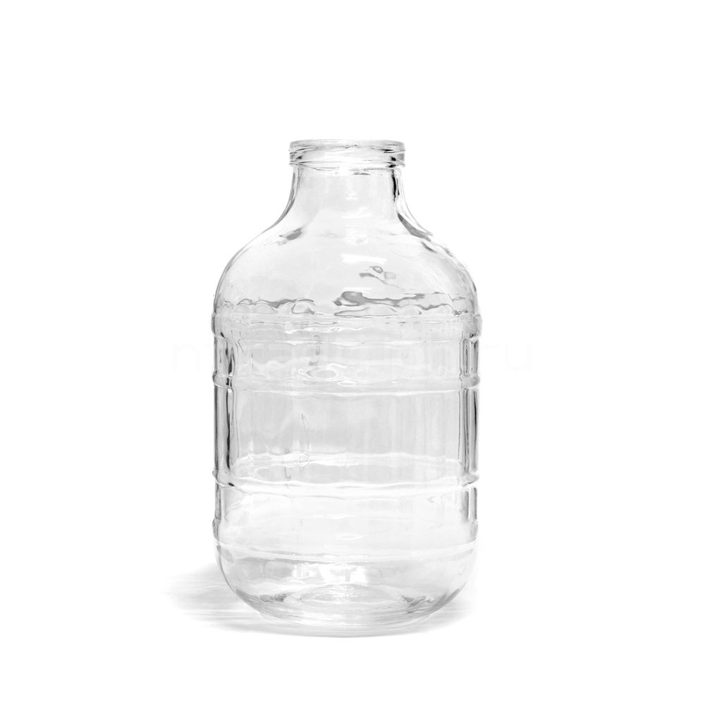 Бутыль 10 л. ТО, прозрачное стекло