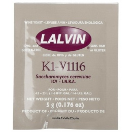 Дрожжи Lalvin V1116, 5 гр.